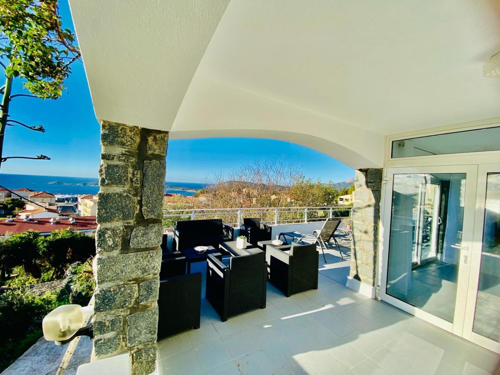 Villa Montalbo Vue Mer De 2 A 10 Personnes Cargèse Buitenkant foto